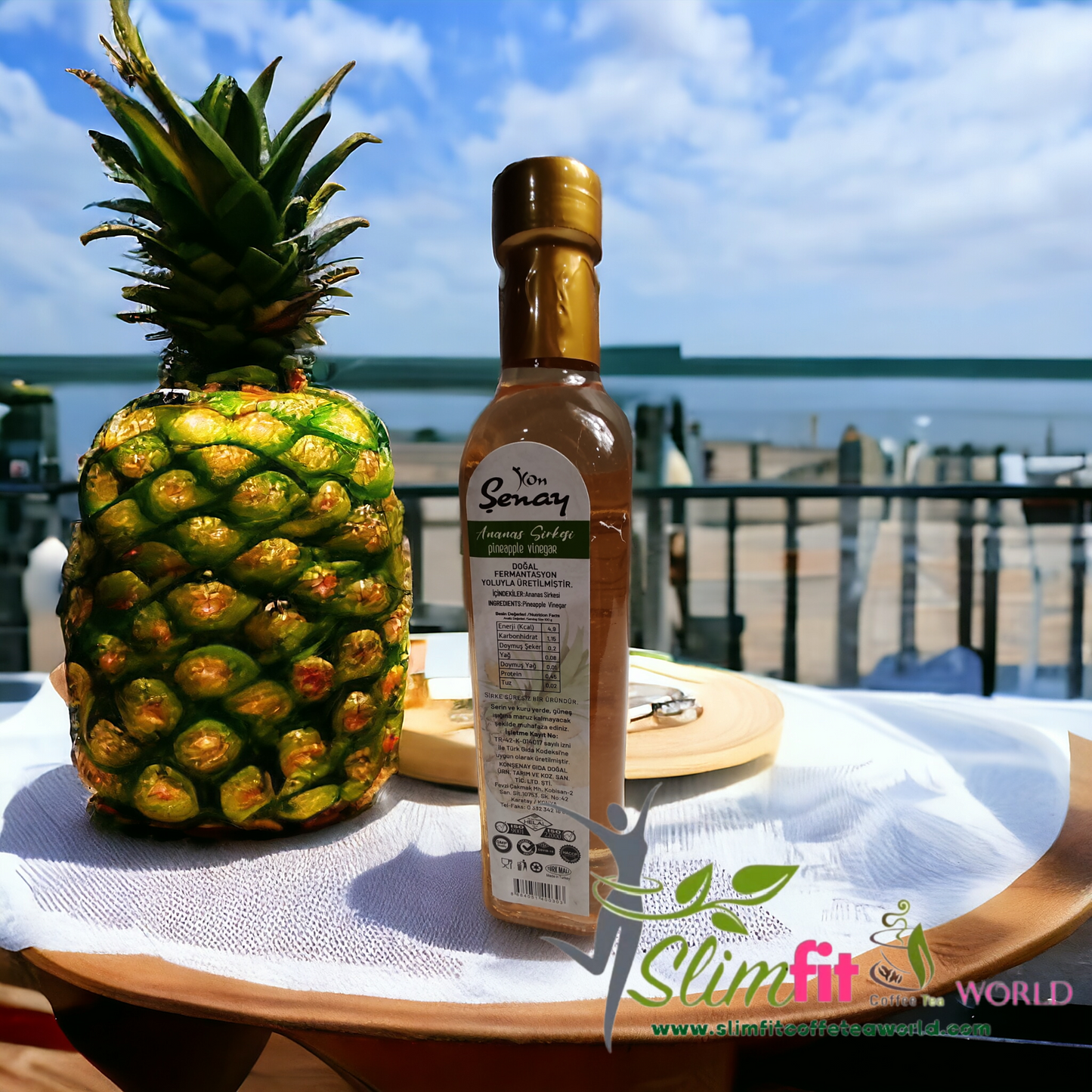 Oțet de ananas pentru slăbit și detoxifiere cu multi vitamine