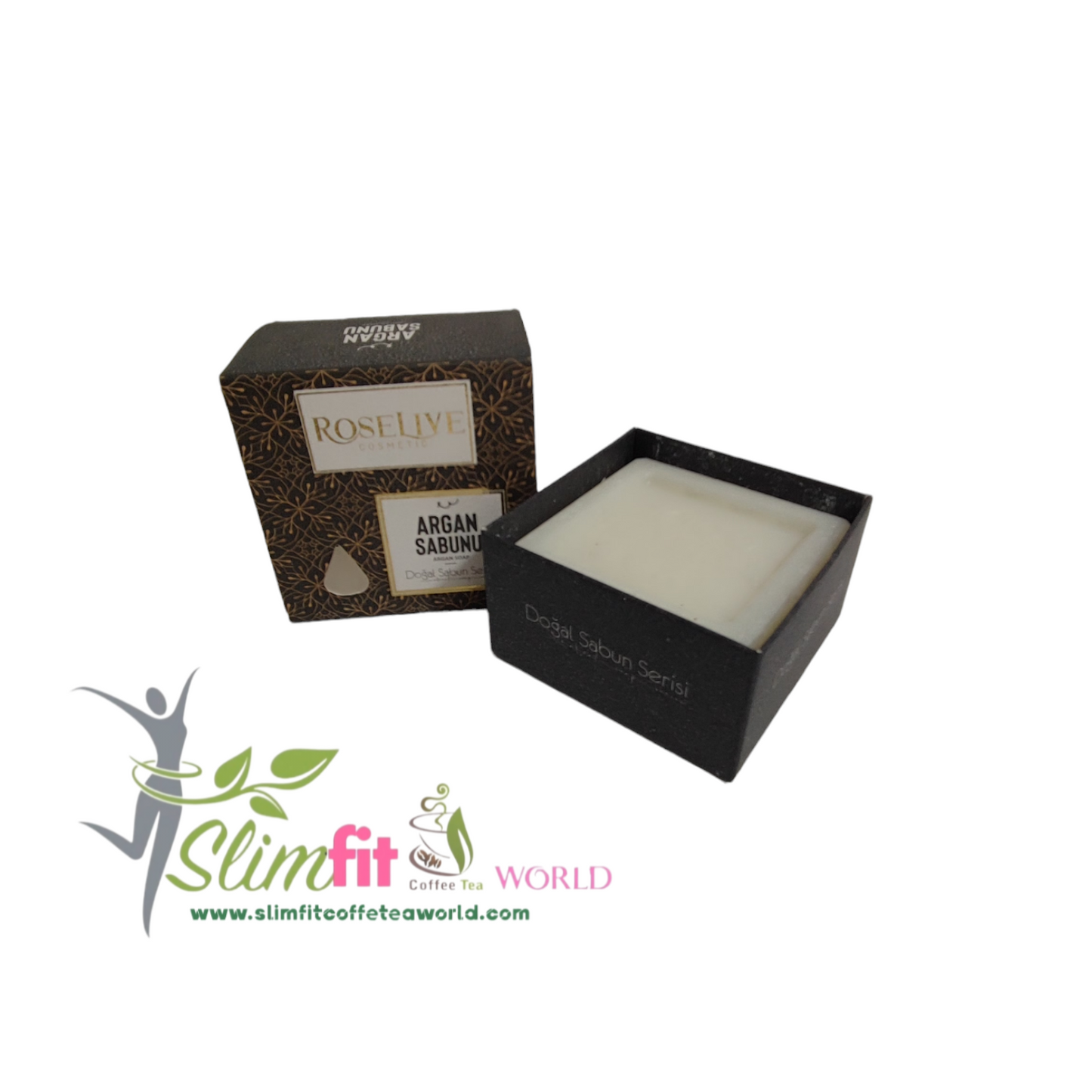 Sapun Natural ROSELIVE cu argan 125g