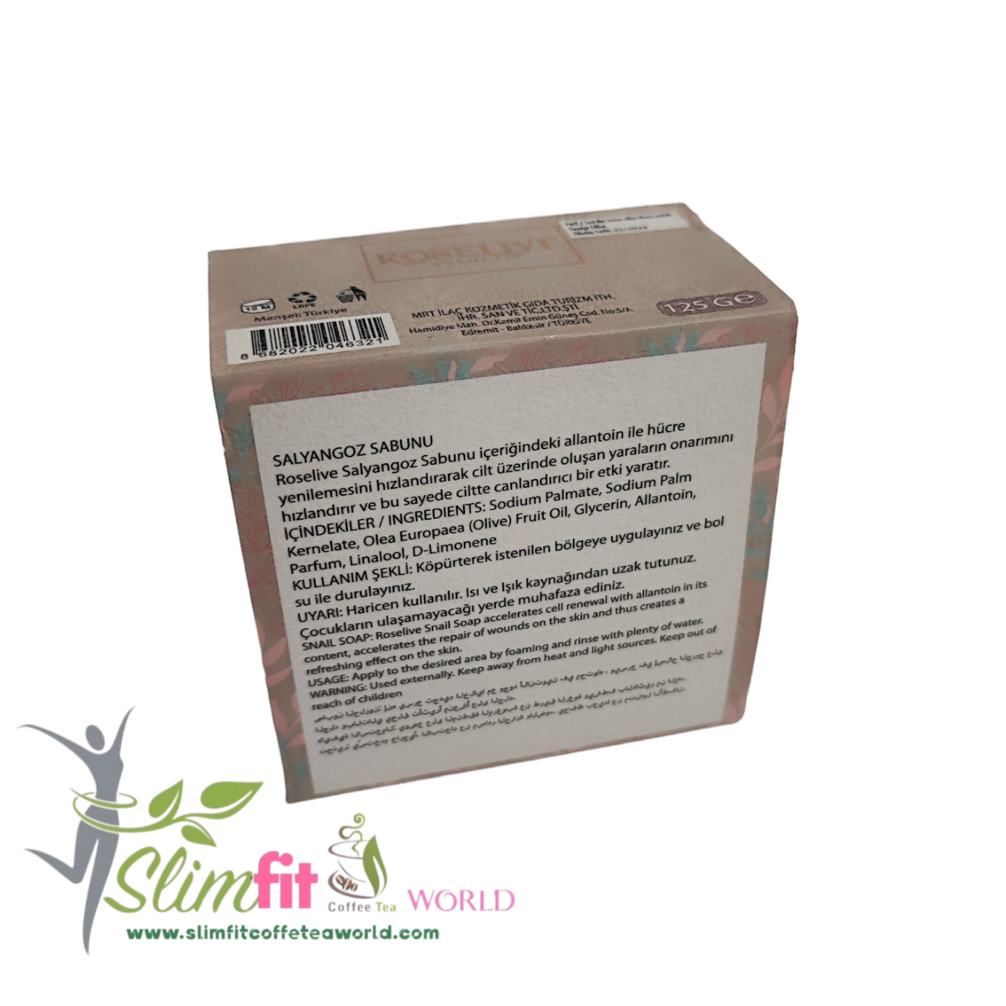 Sapun Natural ROSELIVE cu ulei de melc 125g
