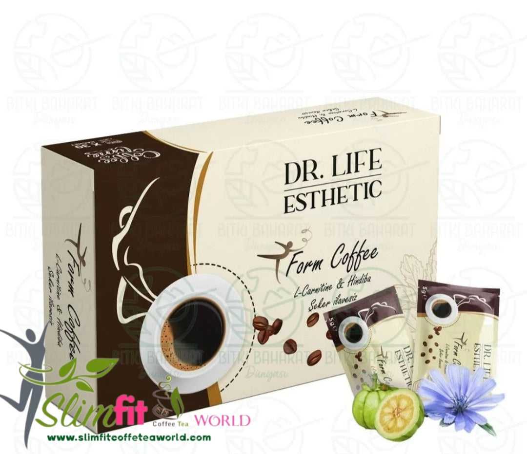 Dr Life cafea pentru slabit si detox cu l carnitine si cicoare extract