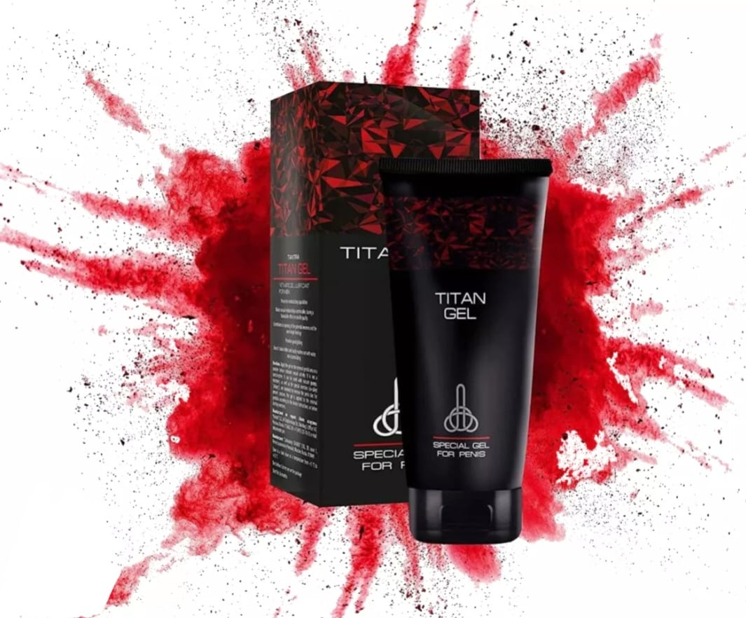 Titan gel rosu original pentru marire penis