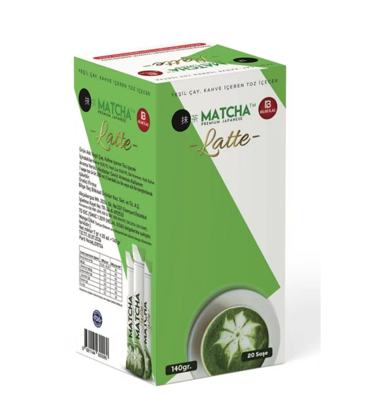 Matcha Latte Premium – Ceai Verde Matcha cu Lapte pentru Energie și Prospețime