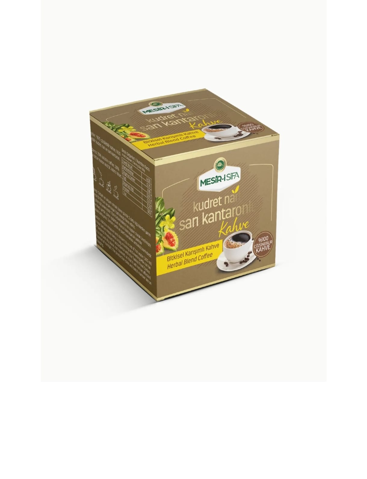 Cafea solubilă cu extract de sunătoare și pepene amar – Echilibru emoțional și sprijin pentru metabolism 75 gr