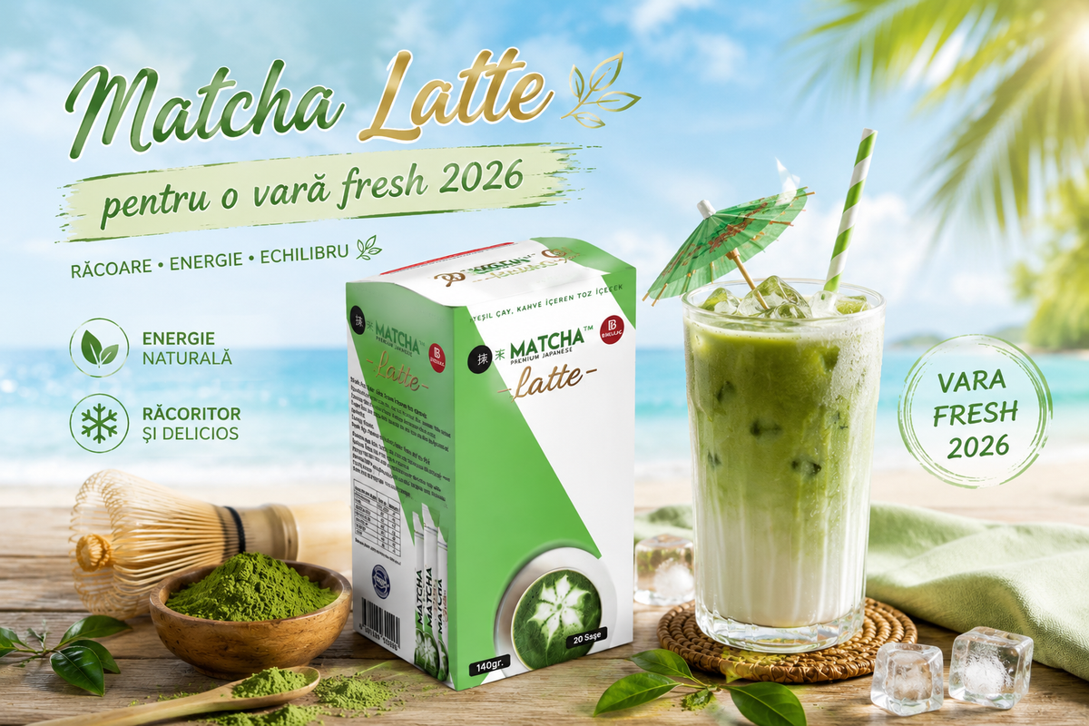 Matcha Latte pentru energie și prospețime