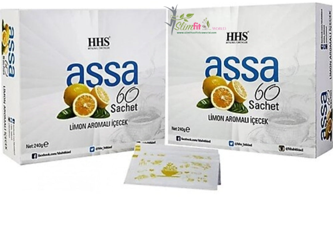 Assa ceai detox antioxidant pentru arderea grasimilor din corp 60 plicuri cu aroma de lamaie