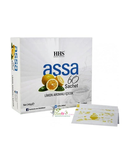 Assa ceai detox antioxidant pentru arderea grasimilor din corp 60 plicuri cu aroma de lamaie