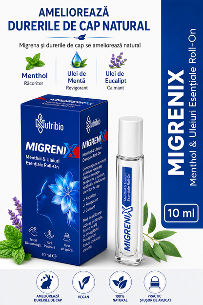 Migrenix rol on pentru dureri de cap și migrene soluție rapidă 10 mg
