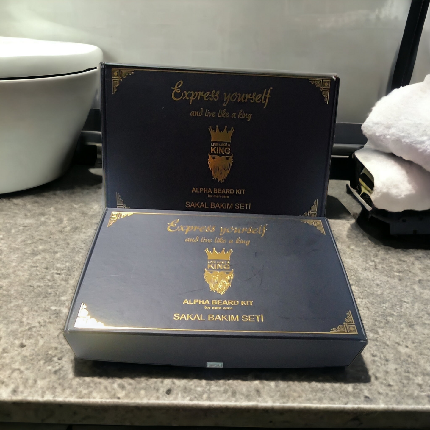 Set ingrijire barba 4 produse de inalta calitate