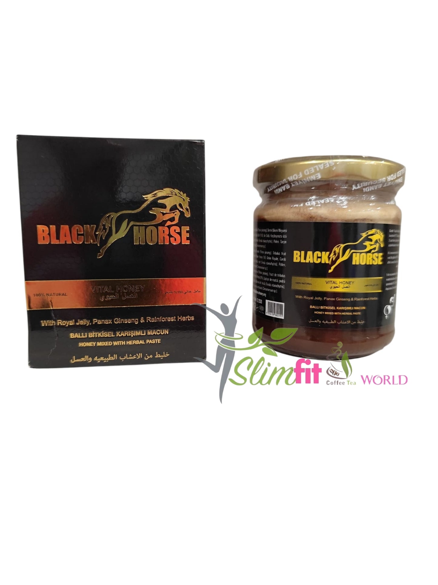 Pasta mixtă din plante naturale – Magiun pentru potență și erecții durabile BLACK HORSE