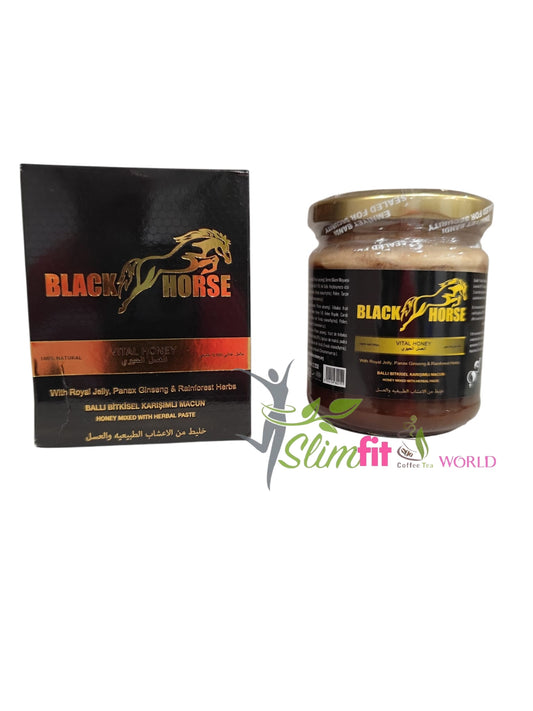 Pasta mixtă din plante naturale – Magiun pentru potență și erecții durabile BLACK HORSE