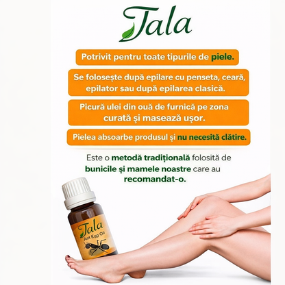 Ulei de ouă de furnică Tala 20 ml pentru îngrijire după epilare