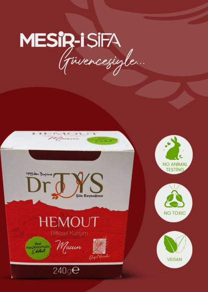 Pastă mixtă din plante naturale – Sprijin pentru sănătatea venelor și confortul rectal hemoroizi  Dr TYS 240 gr