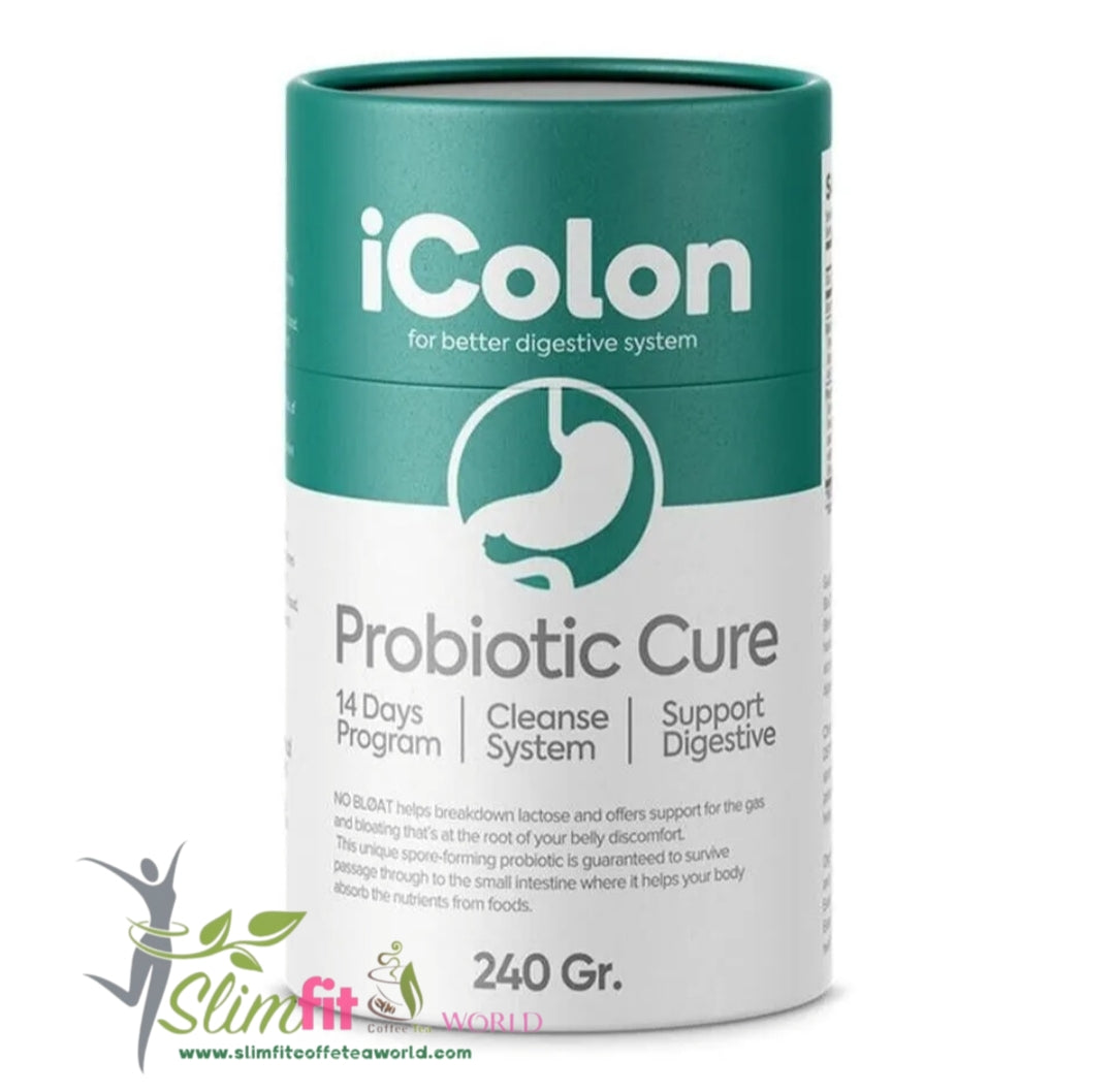 I Colon  black Natural tratament detoxifiere colon  probiotic cure 240 g