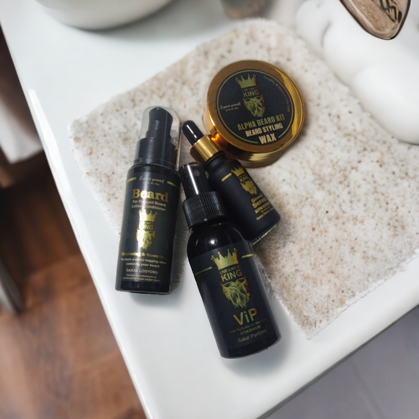 Set ingrijire barba 4 produse de inalta calitate