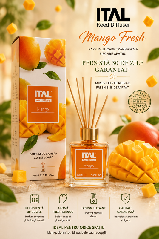 ITAL Mango Fresh – Parfum de Cameră cu Bețișoare 100 ml