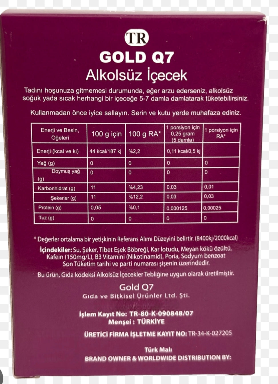 Gold Q7 Drop for Lady – Picături pentru Femei 30 ml | Ofertă 1+1 GRATIS – Ediție Limitată