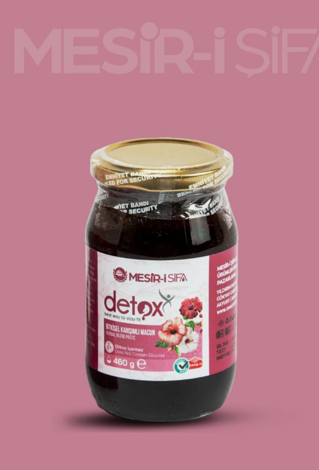 Detox Pastă mixtă din plante naturale – Detoxifiere și susținere a arderii grăsimilor 460 gr