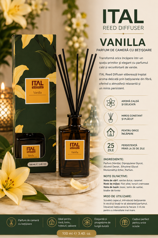 ITAL Reed Diffuser Vanilla 100 ml