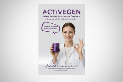 ACTIVEGEN pulbere din Plante cu extract de caralluma detox 150gr