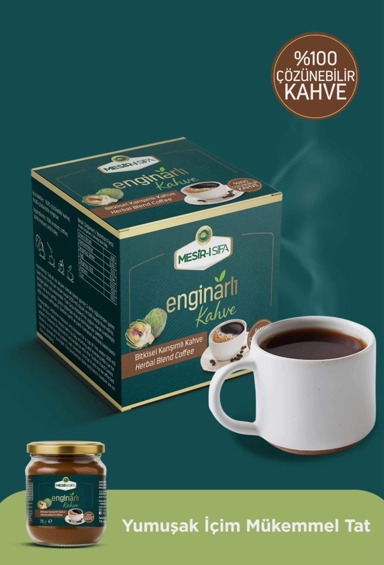 Cafea cu extract de anghinare cafea solubila solutie pentru problemele ficatului  75 g
