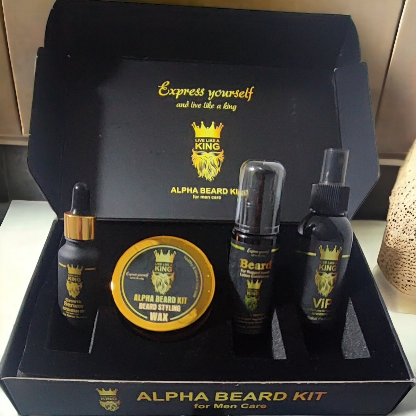 Set ingrijire barba 4 produse de inalta calitate