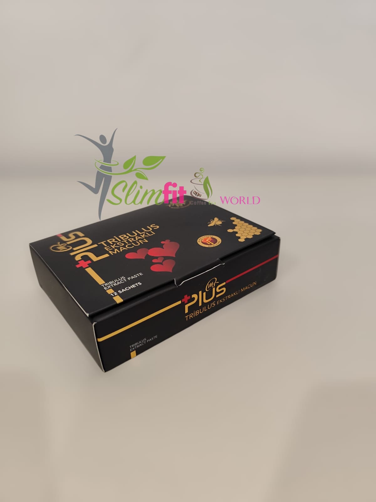 Miere Afrodisiacă  PLUS + pentru  Potență cu Extract de Tribulus și Plante Naturale – Erecții Mai Durabile