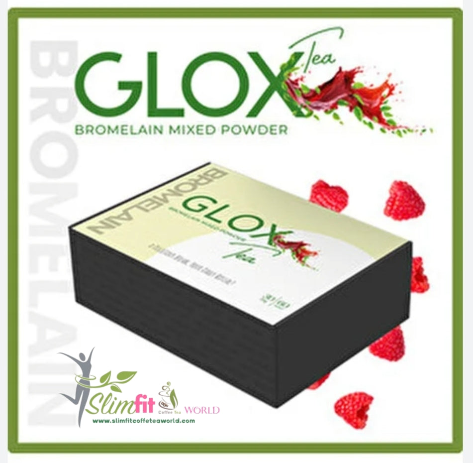 Glox super Ceai de slabit cu aroma de zmeura