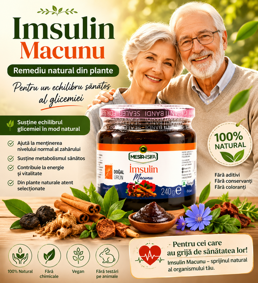 Pastă Mixtă cu Plante Naturale și Inulină 240g | Echilibru Metabolic și Wellness Natural