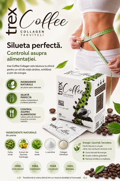 Trex coffee cu colagen detox