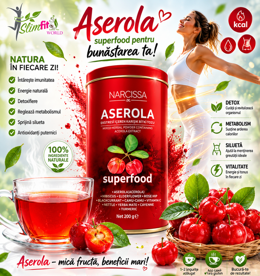 Ceai de slabit aserola  superfood