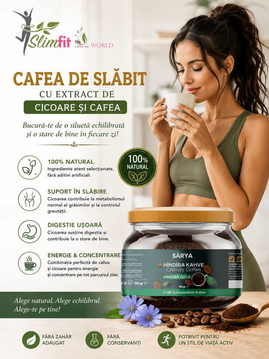 Cafea de slabit si detox SARYA cu extract din CICOARE