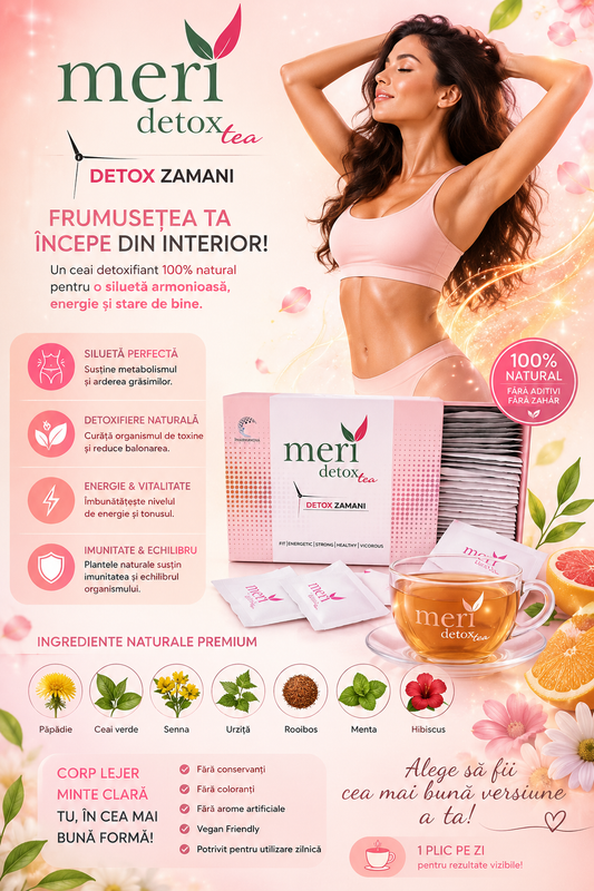 Ceai detox MERI de slabit