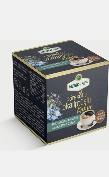 Cafea solubila cu extract din chimen negru si eukaliptus ajuta la respiratie usoara si energie naturala 75 gr