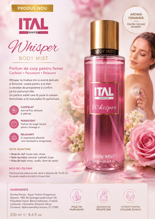 ITAL Parfum Whisper Body Mist 250 ml