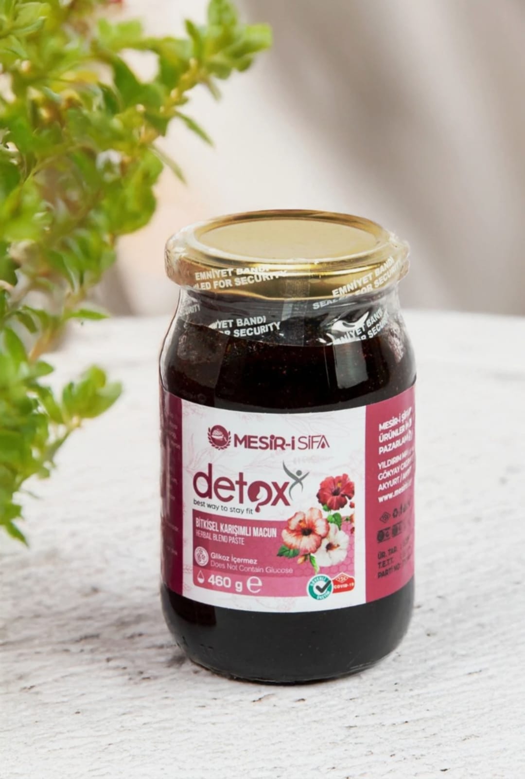 Detox Pastă mixtă din plante naturale – Detoxifiere și susținere a arderii grăsimilor 460 gr