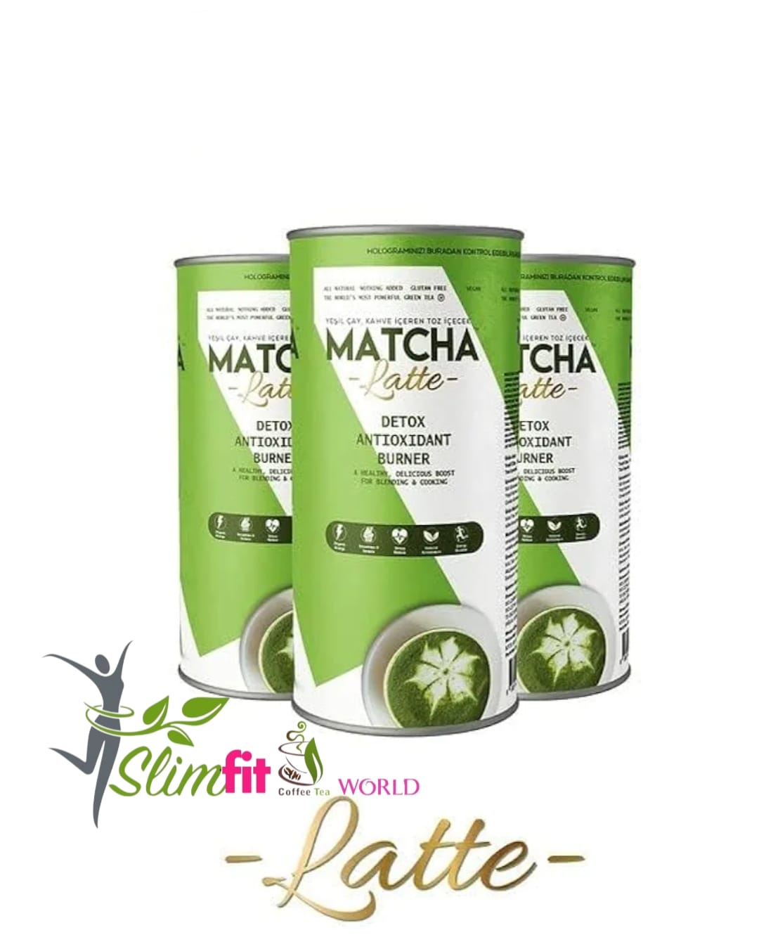 Matcha latte detox antioxidant burner