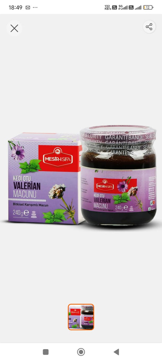 Pastă din valeriana si  plante naturale – Relaxare și echilibru natural