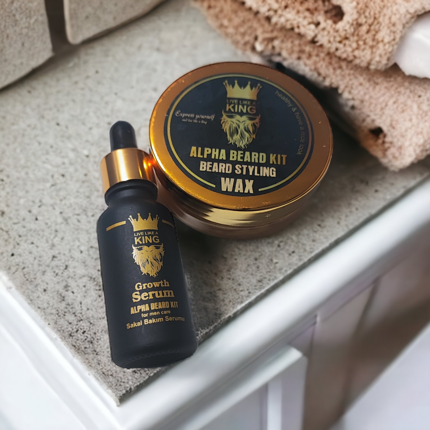 Set ingrijire barba 4 produse de inalta calitate