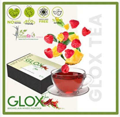 Glox super Ceai de slabit cu aroma de zmeura